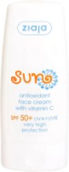 Крем для лица Солнцезащитный Sun антиоксидант c витамином С SPF 50+ 21век