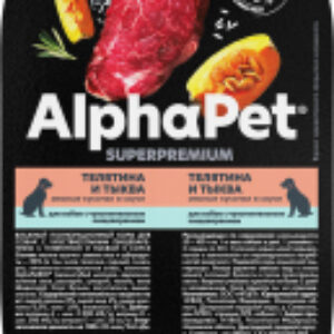 Влажный корм для собак Superpremium Телятина с тыквой в соусе / 211003 21век