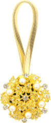 Клипса для штор T102- gld Rezinka 25см магнитный / 78960 21век