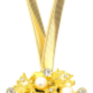 Клипса для штор T102- gld Rezinka 25см магнитный / 78960 21век