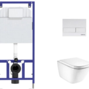 Унитаз подвесной с инсталляцией The Gap Clean Rim A34647L000 21век