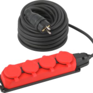 Удлинитель UK-4e-3x1.5-20m-IP44(KG) / Б0057587 21век