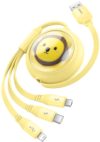 Кабель USB to Micro USB+Type-C+iP CB000063 / 662802585A 21век