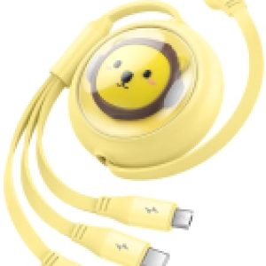 Кабель USB to Micro USB+Type-C+iP CB000063 / 662802585A 21век