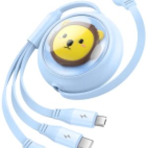 Кабель USB to Micro USB+Type-C+iP CB000063 / 662802585C 21век