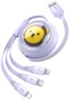 Кабель USB to Micro USB+Type-C+iP CB000063 / 662802585D 21век