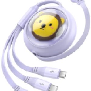 Кабель USB to Micro USB+Type-C+iP CB000063 / 662802585D 21век