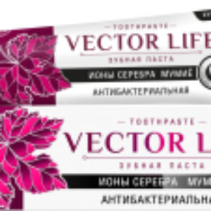Зубная паста Vector Life Антибактериальная Ионы серебра