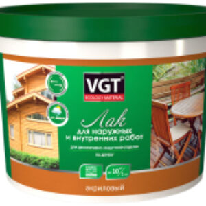 Лак Для наружных и внутренних работ акриловый 21век