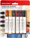 Набор маркеров Wood. Для мебели и изделий из дерева / 152203 21век