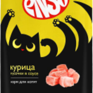 Влажный корм для кошек Кусочки в соусе курица 020/969906 21век