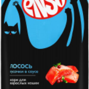 Влажный корм для кошек Кусочки в соусе лосось 020/969975 21век