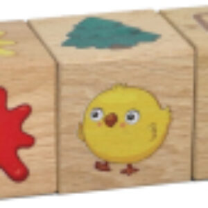 Развивающая игра Кубики на оси. Учим цвета и формы / 02968 21век