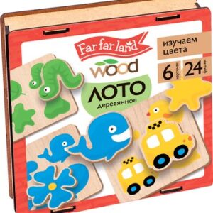 Развивающая игра Лото Изучаем цвета / 04810 21век