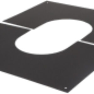 Накладка разрезная для дымохода 0.7мм 550x550 ф250 под сэндвич 21век