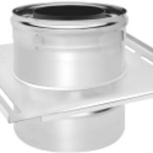 Площадка монтажная для дымохода 0.8мм д. 150x250 21век