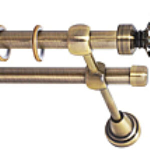 Карниз для штор Ажур 095 2р гладкий 21век