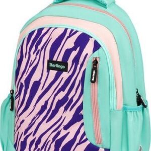 Школьный рюкзак Berlingo Animal pattern mint RU08033