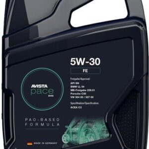 Моторное масло Avista pace EVO FE 5W-30 5л