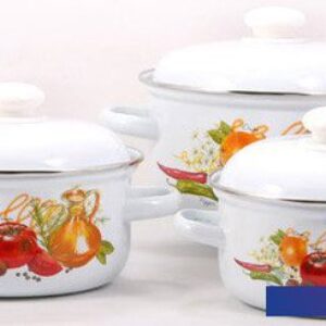 Набор кастрюль Лысьвенские эмали Итальянская кухня [С-124АП2/4]