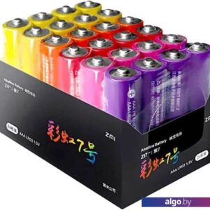 Батарейка ZMI ZI5 Rainbow AA 24 шт. AA524 Colors