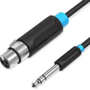 Кабель Vention BBEBH 6.3 мм - XLR (2 м