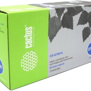 Картридж CACTUS CS-Q7581A (аналог HP Q7581A)