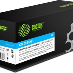 Картридж CACTUS CS-C055HC (аналог Canon 055H Cyan)