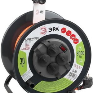 Удлинитель ЭРА RMx-4es-3x1.5-30m-IP44 Б0046850