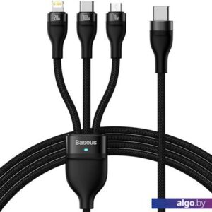 Кабель Baseus Flash Series ? USB Type-C - Lightning/USB Type-C/microUSB (1.5 м