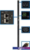 Блок распределения питания Tripp Lite PDUMV20HVNETLX