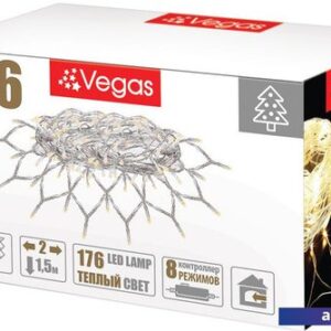 Световая сетка Vegas Сеть 55074 176 LED (белый теплый)