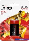 Батарейки Mirex 6F22 1 шт 23702-6F22-E1