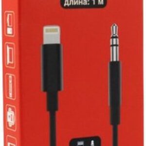 Кабель AVS AU-LJ01 Lighting - 3.5 Jack (1 м