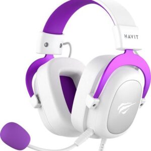 Наушники Havit Gamenote H2002d (белый/фиолетовый)