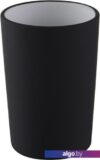 Стакан для зубной щетки и пасты Bisk Plain 06570 (черный)