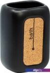Стакан для зубной щетки и пасты Bisk Corsa 05579 (черный)