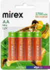 Аккумулятор Mirex AA 2700mAh 4 шт HR6-27-E4