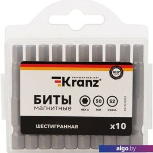 Набор бит Kranz KR-92-0423 (10 шт)