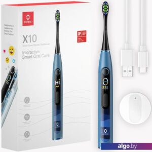 Электрическая зубная щетка Oclean X10 Smart Electric Toothbrush (синий)