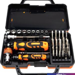Набор отвертка с битами и головками Kranz KR-12-4778 (31 предмет)