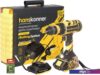 Дрель-шуруповерт Hanskonner HCD1865C (с 2-мя АКБ