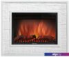 Портал Firelight Loft 30 (камень белый/белая эмаль)