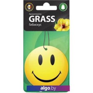Grass Картонный ароматизатор Смайл