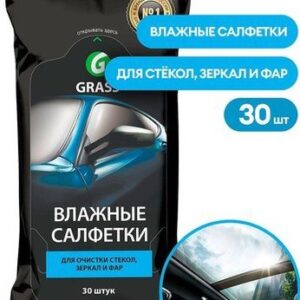 Grass Салфетки влажные для очистки стекол
