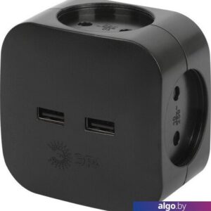 Разветвитель ЭРА SP-2-USB-W Б0049536