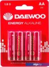 Батарейка Daewoo Energy Alkaline AA 4 шт. 5029781