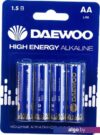 Батарейка Daewoo High Energy Alkaline AA 4 шт. 5030329