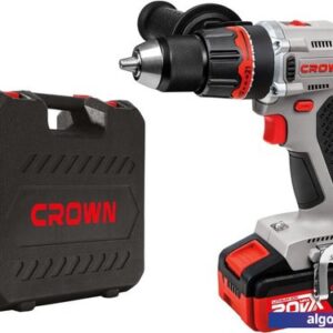 Ударная дрель-шуруповерт Crown CT21076HMX-4 BMC (с 2-мя АКБ