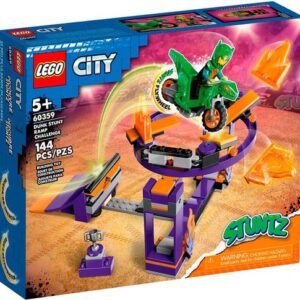 Конструктор LEGO City 60359 Испытание каскадеров с трамплином и кольцом